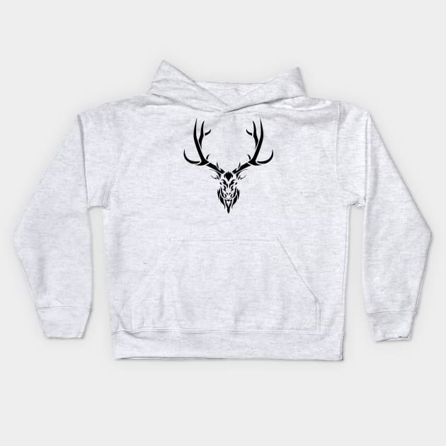 Antlers Kids Hoodie by Irkhamsterstock